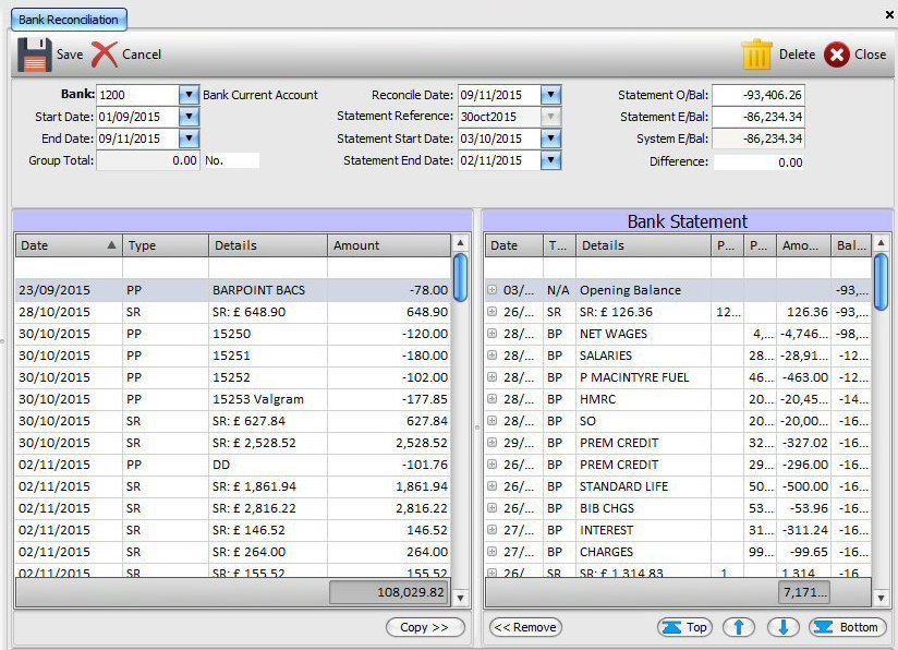 Bank Reconciliation