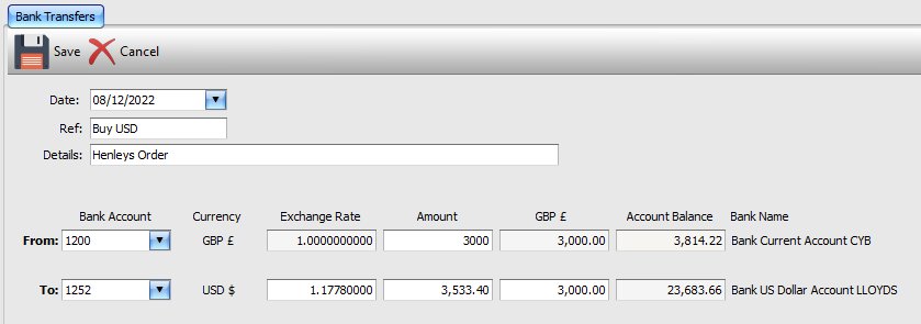 Bank Transfers