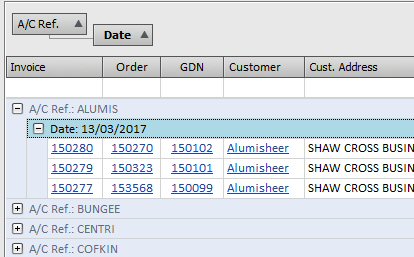 List Views: Column Grouping