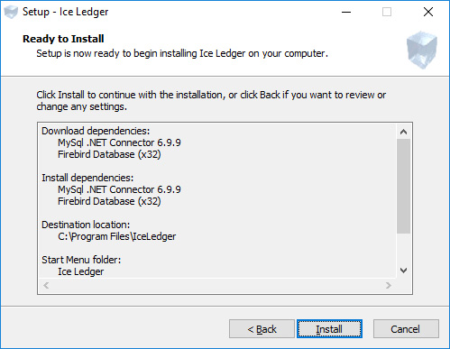 Ice Ledger Redy to Install